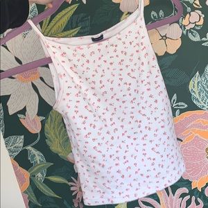 rare brandy floral tank!!